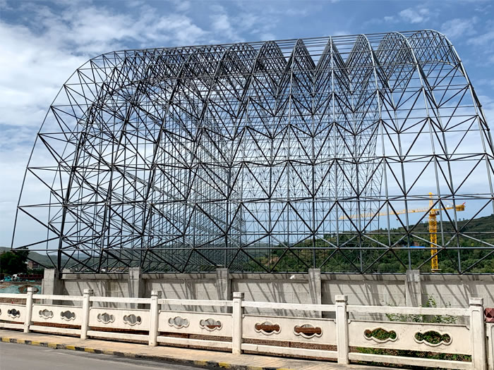 黄浦山寨矿储煤棚网架